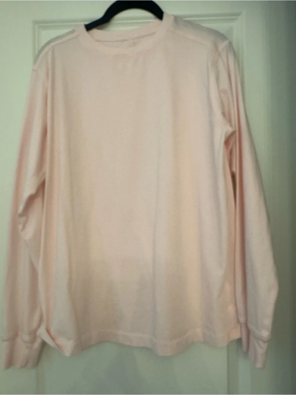Lululemon Long-Sleeve Crewneck Top - Light Pink